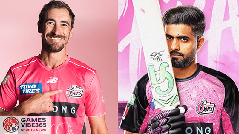 Mitchell Starc Set to Reunite with Babar Azam at Sydney Sixers for BBL 15