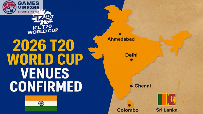 ICC Confirms Venues for 2026 T20 World Cup in India and Sri Lanka
