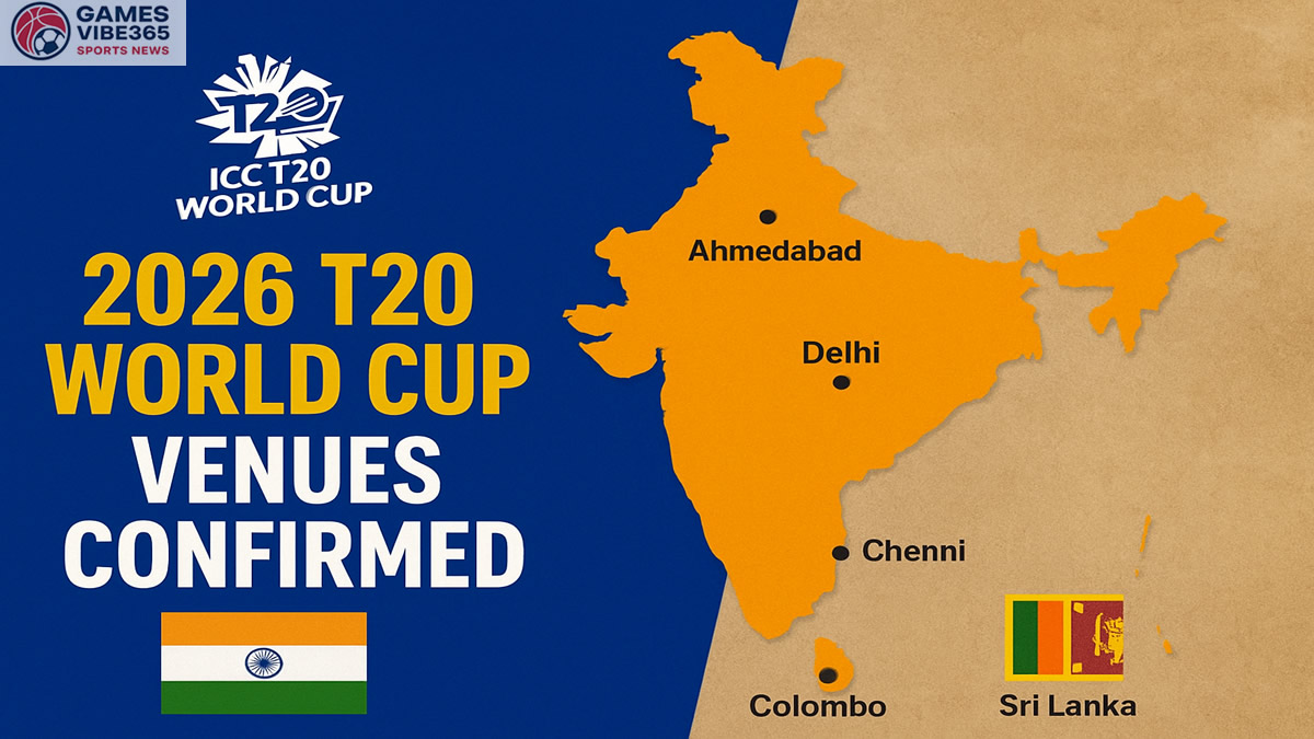 ICC Confirms Venues for 2026 T20 World Cup in India and Sri Lanka